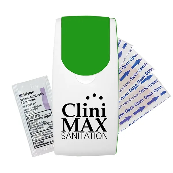 First aid kit, slim and convenient with a flip top lid,... from ASI 40480 Koozie Group