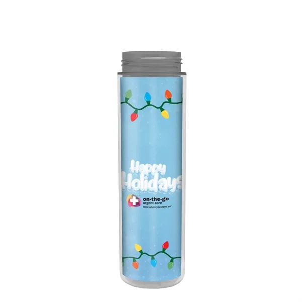 Full Color Wrap 16 Oz. Insulated Bottle With Pop Up Sip... from ASI 40480 Koozie Group