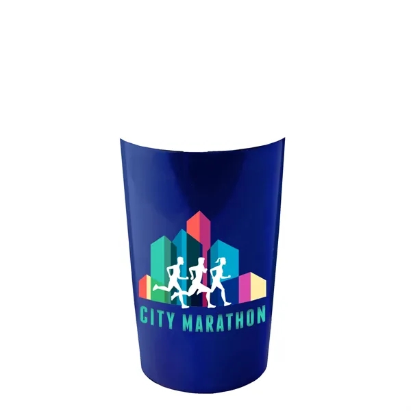 14 oz. Metallic Tumbler with 2-in-1 Flip and Straw lid. Top... from ASI 40480 Koozie Group