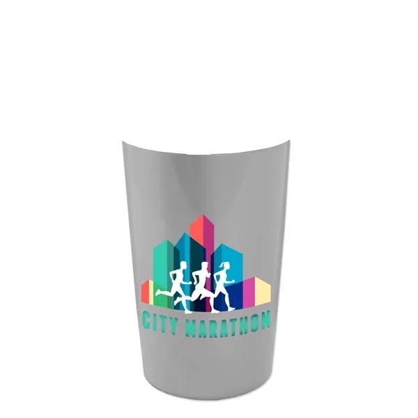 14 oz. Metallic Tumbler with 2-in-1 Flip and Straw lid. Top... from ASI 40480 Koozie Group