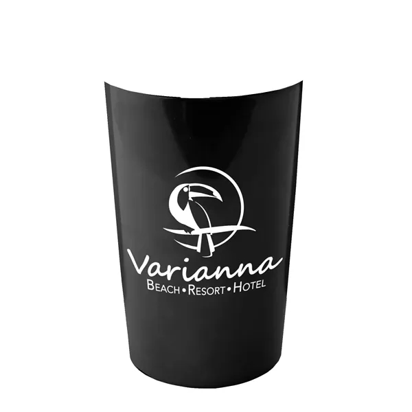 New 14 oz. Metalike Sentinel Tumbler with Clear Slide-Lid. Double-Wall Insulated... from ASI 40480 Koozie Group