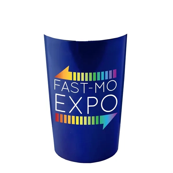 New 14 oz. Metalike Sentinel Tumbler with Clear Slide-Lid. Double-Wall Insulated... from ASI 40480 Koozie Group