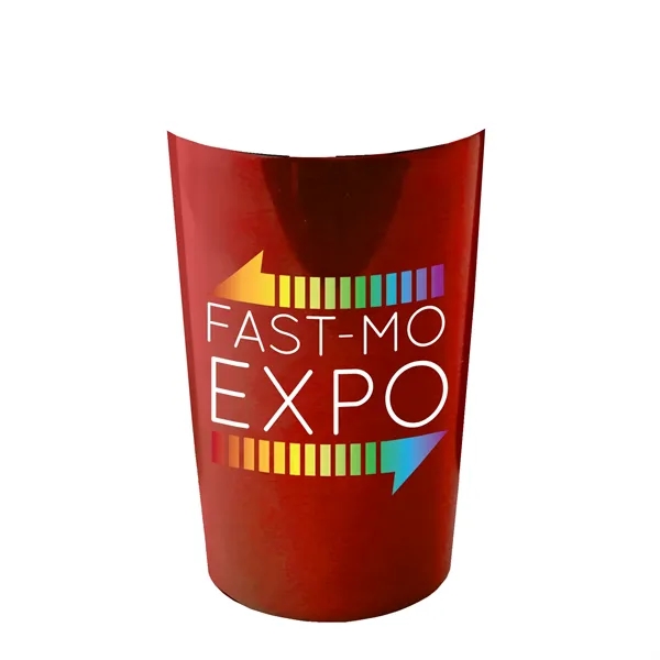 New 14 oz. Metalike Sentinel Tumbler with Clear Slide-Lid. Double-Wall Insulated... from ASI 40480 Koozie Group