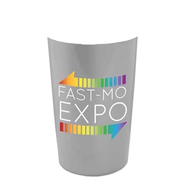 New 14 oz. Metalike Sentinel Tumbler with Clear Slide-Lid. Double-Wall Insulated... from ASI 40480 Koozie Group