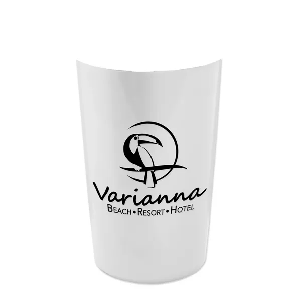 New 14 oz. Metalike Sentinel Tumbler with Clear Slide-Lid. Double-Wall Insulated... from ASI 40480 Koozie Group