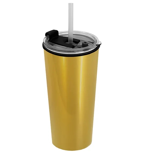 18 oz. Double-Wall Insulated Travel/ Coffee Cup with 2-in-1 Flip and... from ASI 40480 Koozie Group