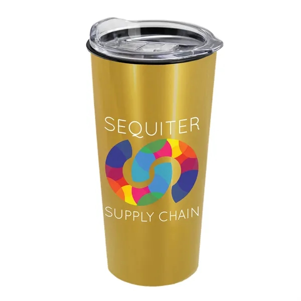 Garyline® Explore Metallic Travel Tumbler with Slider Lid...... from ASI 40480 Koozie Group