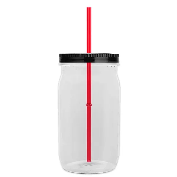 27 oz. Mason Jar - Screw-On Lid with Gasket Seal. Measurements... from ASI 40480 Koozie Group