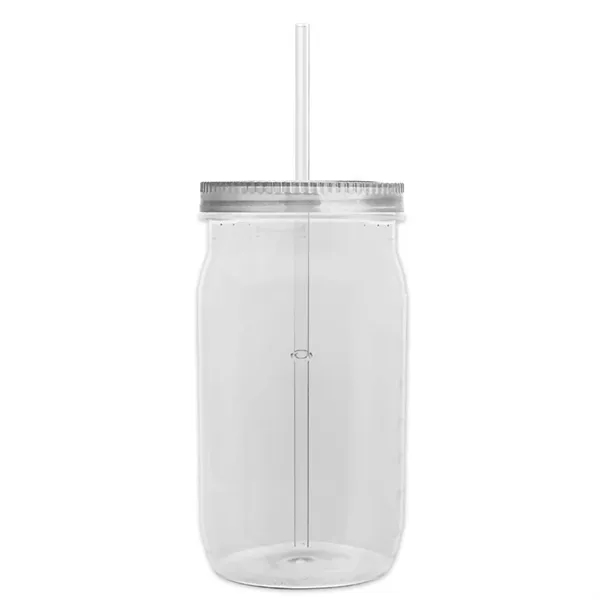 27 oz. Mason Jar - Screw-On Lid with Gasket Seal. Measurements... from ASI 40480 Koozie Group