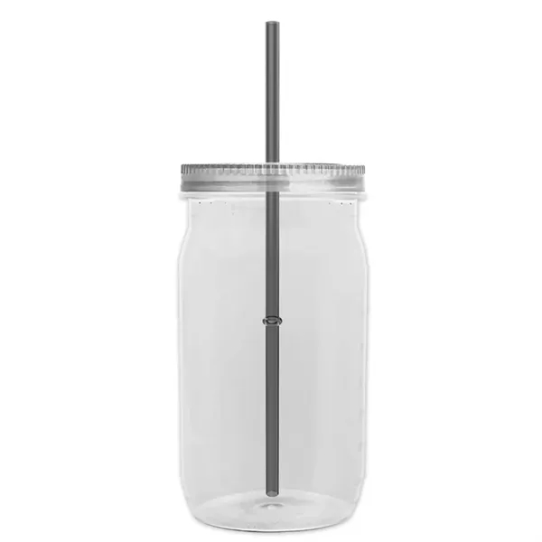 27 oz. Mason Jar - Screw-On Lid with Gasket Seal. Measurements... from ASI 40480 Koozie Group