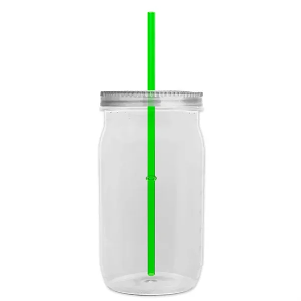27 oz. Mason Jar - Screw-On Lid with Gasket Seal. Measurements... from ASI 40480 Koozie Group