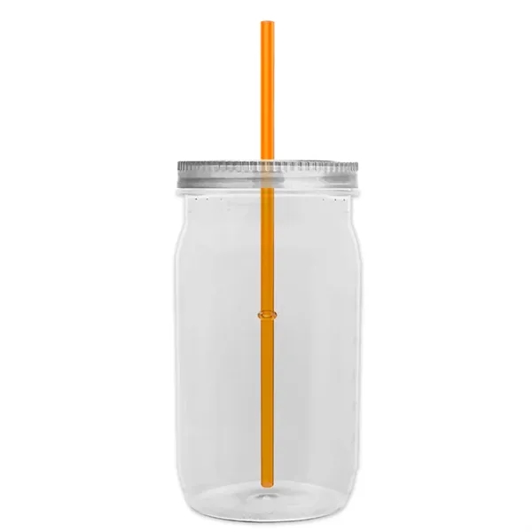 27 oz. Mason Jar - Screw-On Lid with Gasket Seal. Measurements... from ASI 40480 Koozie Group