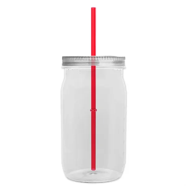 27 oz. Mason Jar - Screw-On Lid with Gasket Seal. Measurements... from ASI 40480 Koozie Group