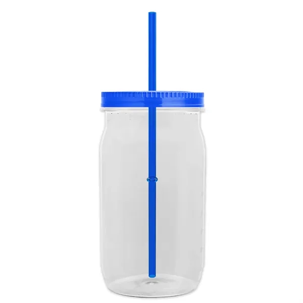 27 oz. Mason Jar - Screw-On Lid with Gasket Seal. Measurements... from ASI 40480 Koozie Group