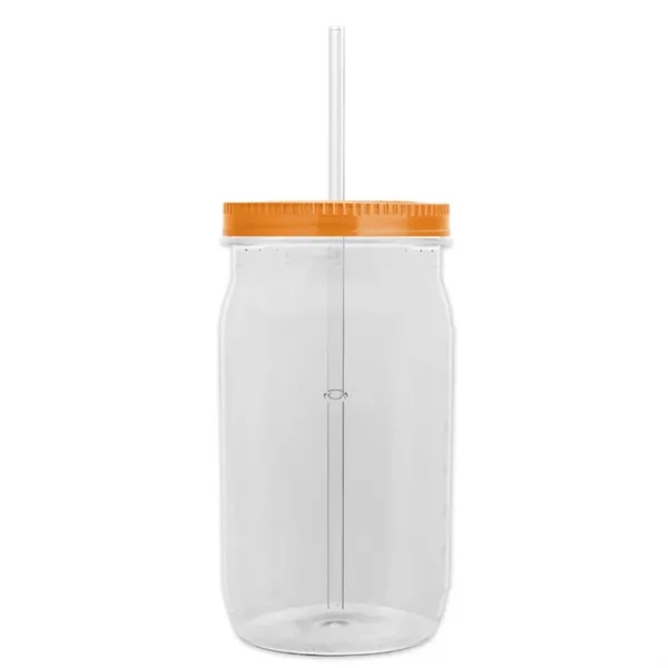 27 oz. Mason Jar - Screw-On Lid with Gasket Seal. Measurements... from ASI 40480 Koozie Group