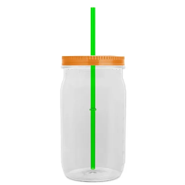 27 oz. Mason Jar - Screw-On Lid with Gasket Seal. Measurements... from ASI 40480 Koozie Group