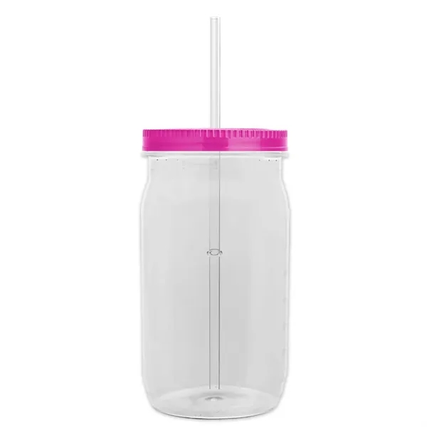 27 oz. Mason Jar - Screw-On Lid with Gasket Seal. Measurements... from ASI 40480 Koozie Group