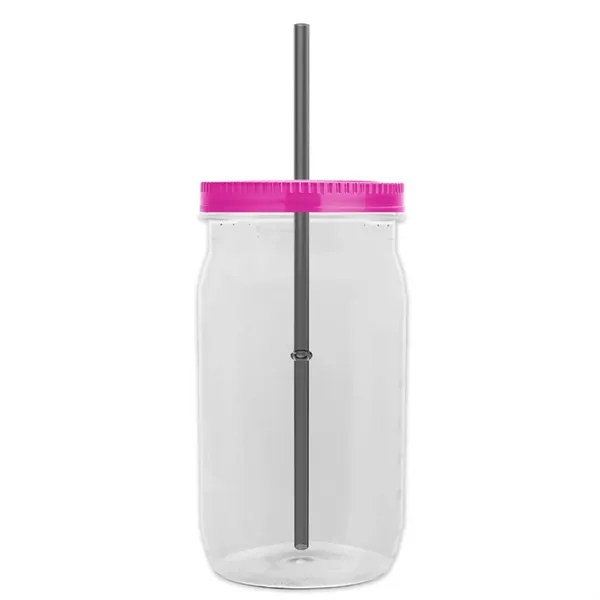 27 oz. Mason Jar - Screw-On Lid with Gasket Seal. Measurements... from ASI 40480 Koozie Group