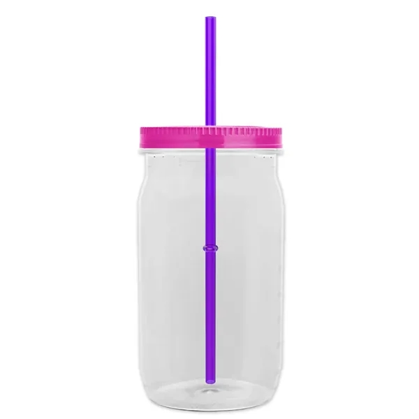 27 oz. Mason Jar - Screw-On Lid with Gasket Seal. Measurements... from ASI 40480 Koozie Group