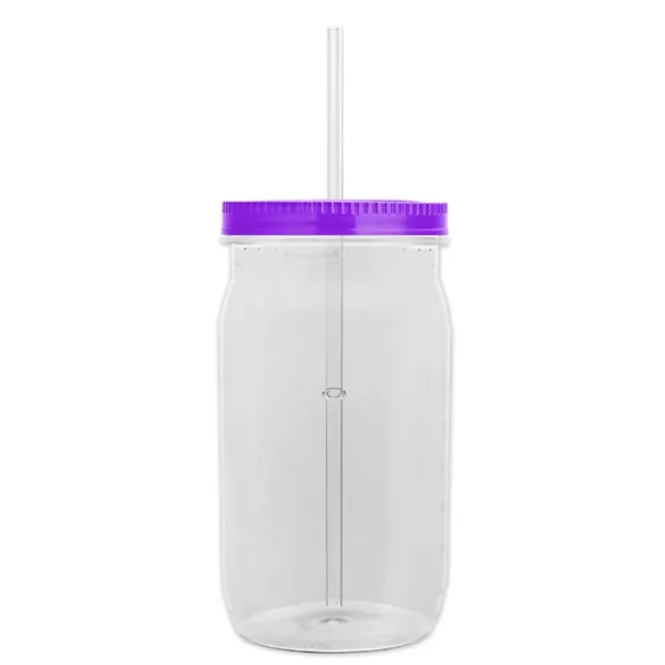 27 oz. Mason Jar - Screw-On Lid with Gasket Seal. Measurements... from ASI 40480 Koozie Group