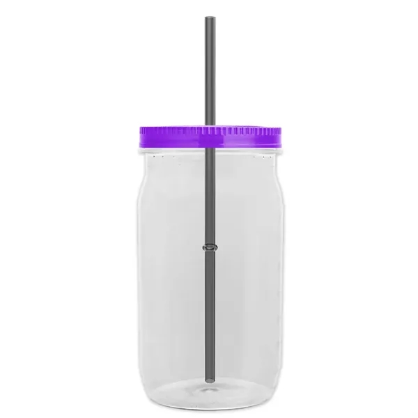 27 oz. Mason Jar - Screw-On Lid with Gasket Seal. Measurements... from ASI 40480 Koozie Group