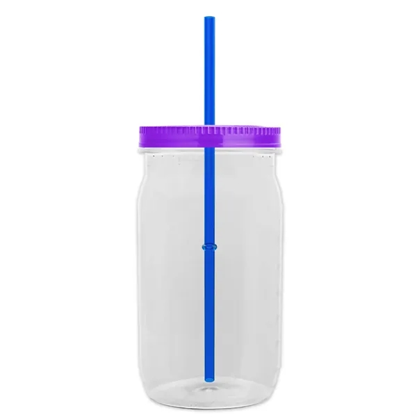 27 oz. Mason Jar - Screw-On Lid with Gasket Seal. Measurements... from ASI 40480 Koozie Group