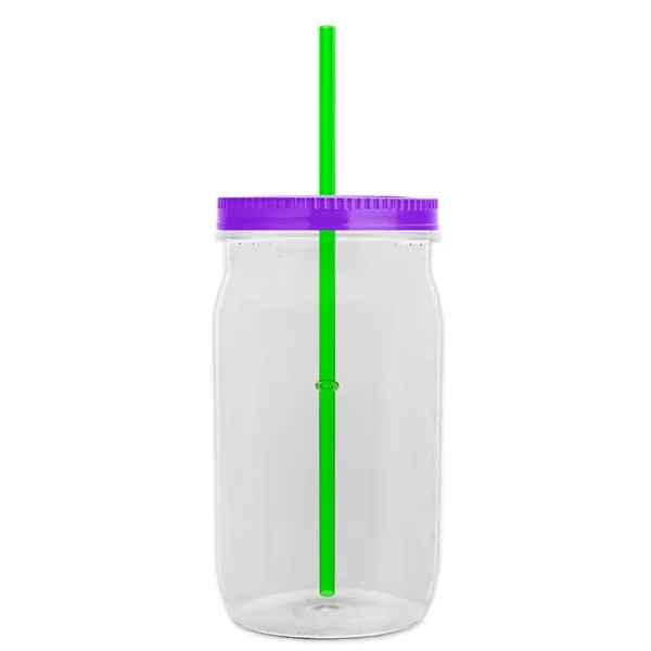 27 oz. Mason Jar - Screw-On Lid with Gasket Seal. Measurements... from ASI 40480 Koozie Group