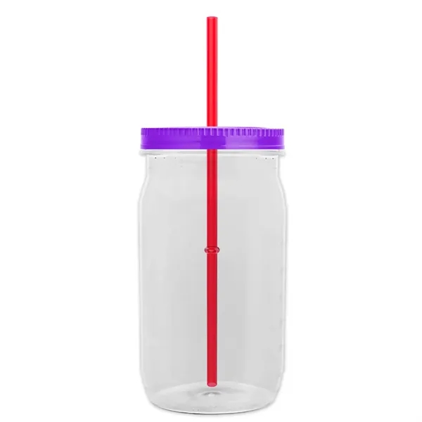 27 oz. Mason Jar - Screw-On Lid with Gasket Seal. Measurements... from ASI 40480 Koozie Group
