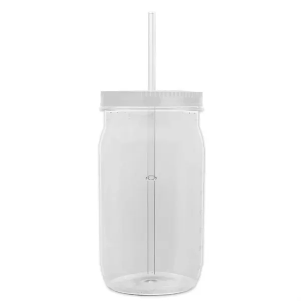 27 oz. Mason Jar - Screw-On Lid with Gasket Seal. Measurements... from ASI 40480 Koozie Group