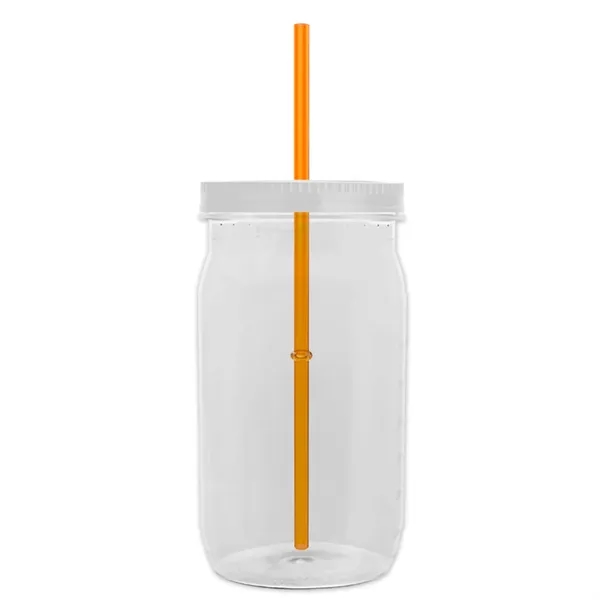 27 oz. Mason Jar - Screw-On Lid with Gasket Seal. Measurements... from ASI 40480 Koozie Group