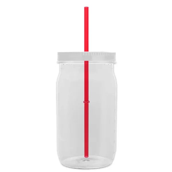 27 oz. Mason Jar - Screw-On Lid with Gasket Seal. Measurements... from ASI 40480 Koozie Group