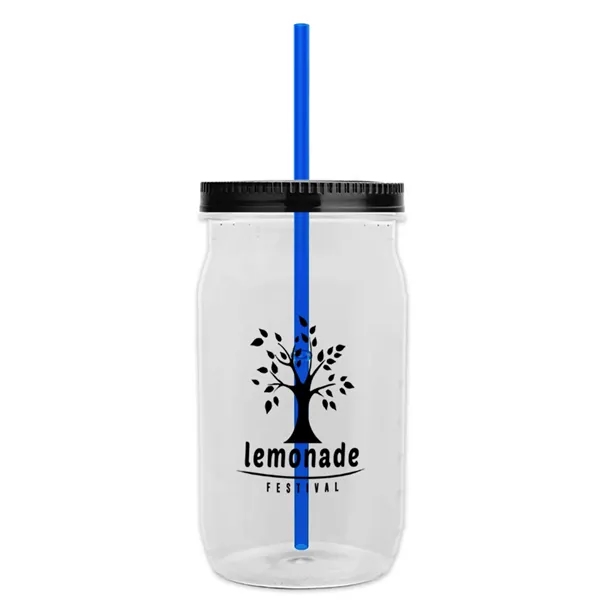 27 oz. Mason Jar - Screw-On Lid with Gasket Seal. Measurements... from ASI 40480 Koozie Group