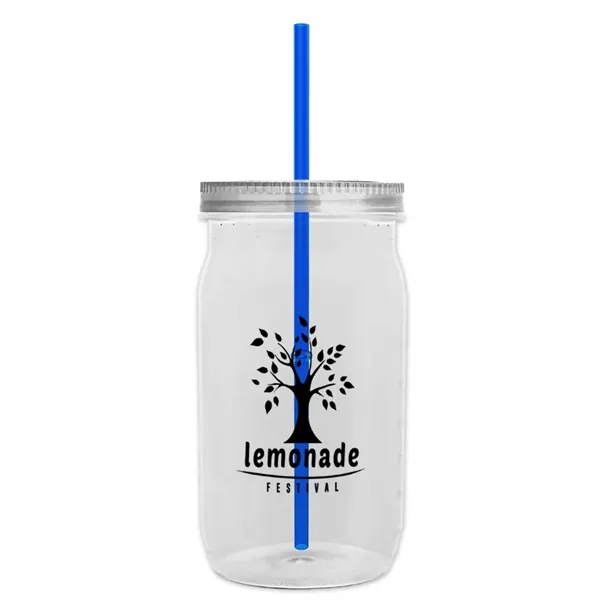 27 oz. Mason Jar - Screw-On Lid with Gasket Seal. Measurements... from ASI 40480 Koozie Group