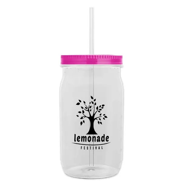 27 oz. Mason Jar - Screw-On Lid with Gasket Seal. Measurements... from ASI 40480 Koozie Group