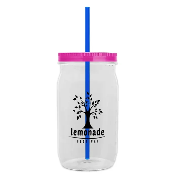 27 oz. Mason Jar - Screw-On Lid with Gasket Seal. Measurements... from ASI 40480 Koozie Group