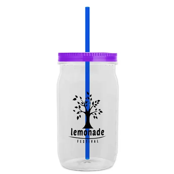 27 oz. Mason Jar - Screw-On Lid with Gasket Seal. Measurements... from ASI 40480 Koozie Group