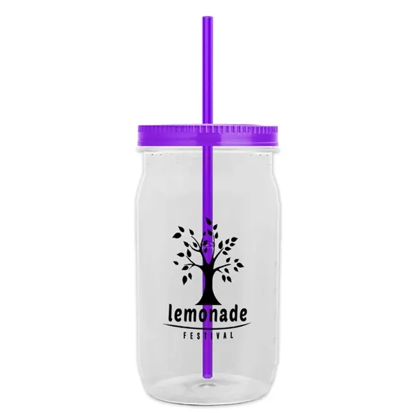 27 oz. Mason Jar - Screw-On Lid with Gasket Seal. Measurements... from ASI 40480 Koozie Group