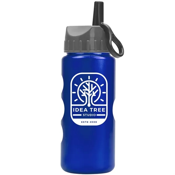 22 oz. Mini Peak Tritan™ Metalike Bottle with a Ring Straw... from ASI 40480 Koozie Group