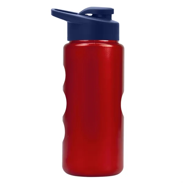 22 oz. Mini Peak Tritan™ Metalike bottle with Drink thru lid... from ASI 40480 Koozie Group