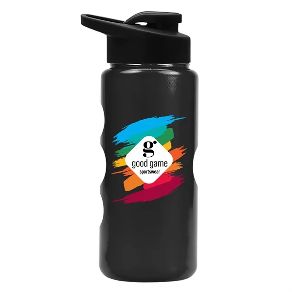 22 oz. Mini Peak Tritan™ Metalike bottle with Drink thru lid... from ASI 40480 Koozie Group