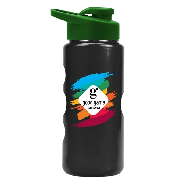 22 oz. Mini Peak Tritan™ Metalike bottle with Drink thru lid... from ASI 40480 Koozie Group