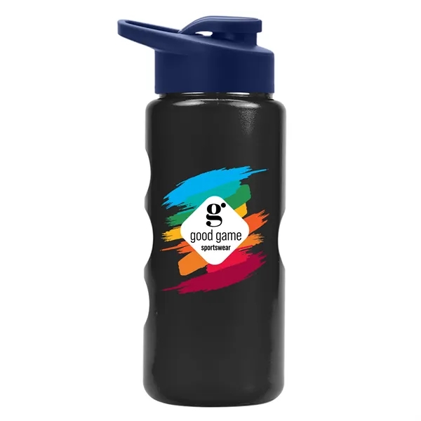 22 oz. Mini Peak Tritan™ Metalike bottle with Drink thru lid... from ASI 40480 Koozie Group