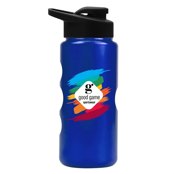 22 oz. Mini Peak Tritan™ Metalike bottle with Drink thru lid... from ASI 40480 Koozie Group