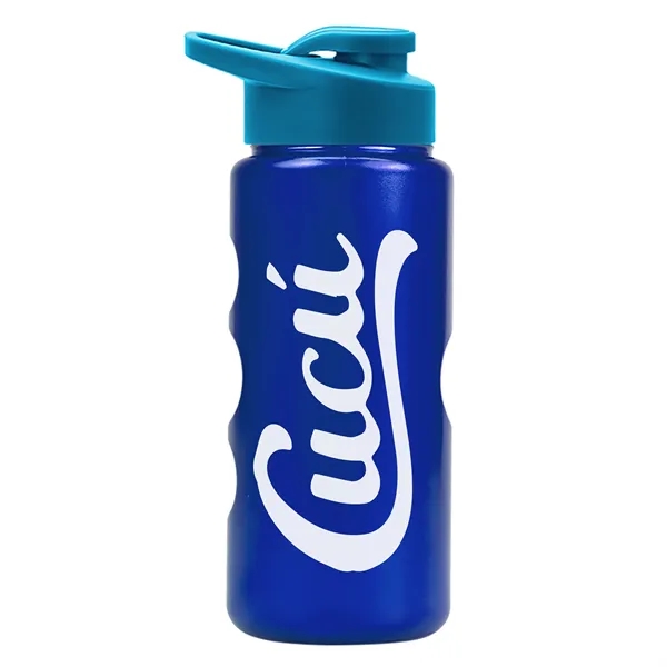 22 oz. Mini Peak Tritan™ Metalike bottle with Drink thru lid... from ASI 40480 Koozie Group