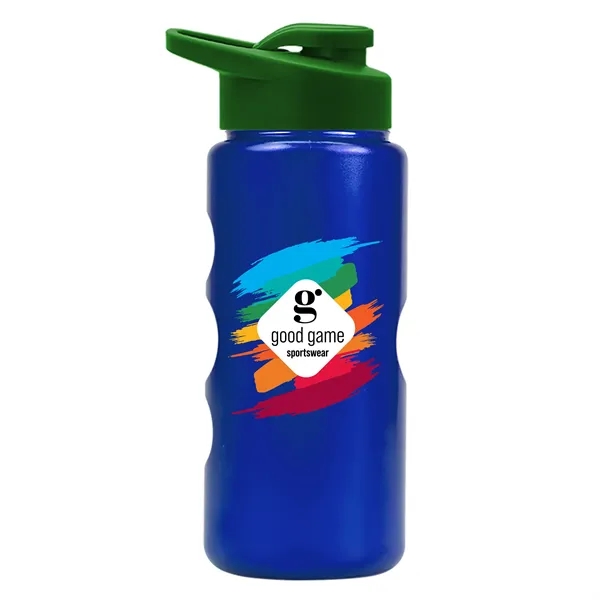 22 oz. Mini Peak Tritan™ Metalike bottle with Drink thru lid... from ASI 40480 Koozie Group
