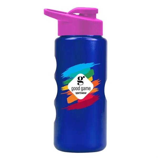 22 oz. Mini Peak Tritan™ Metalike bottle with Drink thru lid... from ASI 40480 Koozie Group