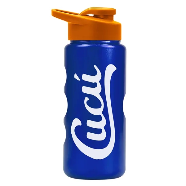 22 oz. Mini Peak Tritan™ Metalike bottle with Drink thru lid... from ASI 40480 Koozie Group