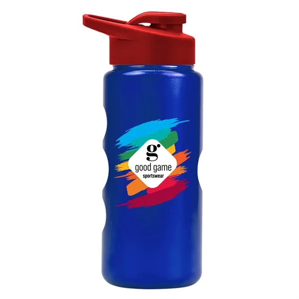 22 oz. Mini Peak Tritan™ Metalike bottle with Drink thru lid... from ASI 40480 Koozie Group