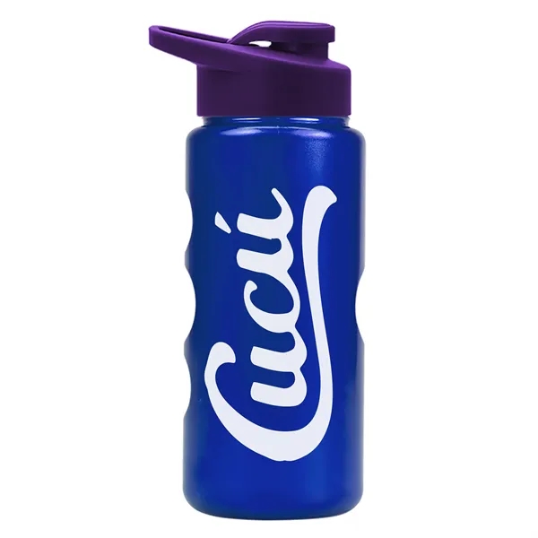 22 oz. Mini Peak Tritan™ Metalike bottle with Drink thru lid... from ASI 40480 Koozie Group