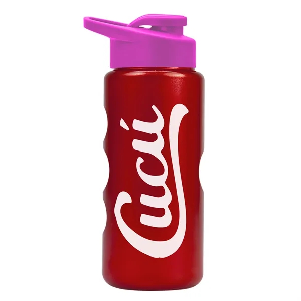 22 oz. Mini Peak Tritan™ Metalike bottle with Drink thru lid... from ASI 40480 Koozie Group